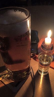 Bier und Schnäpschen..