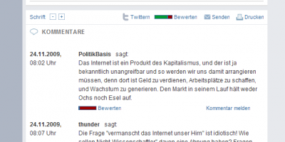 erster Kommentar zu "Jauch und Schirrmacher scheitern am Internet"